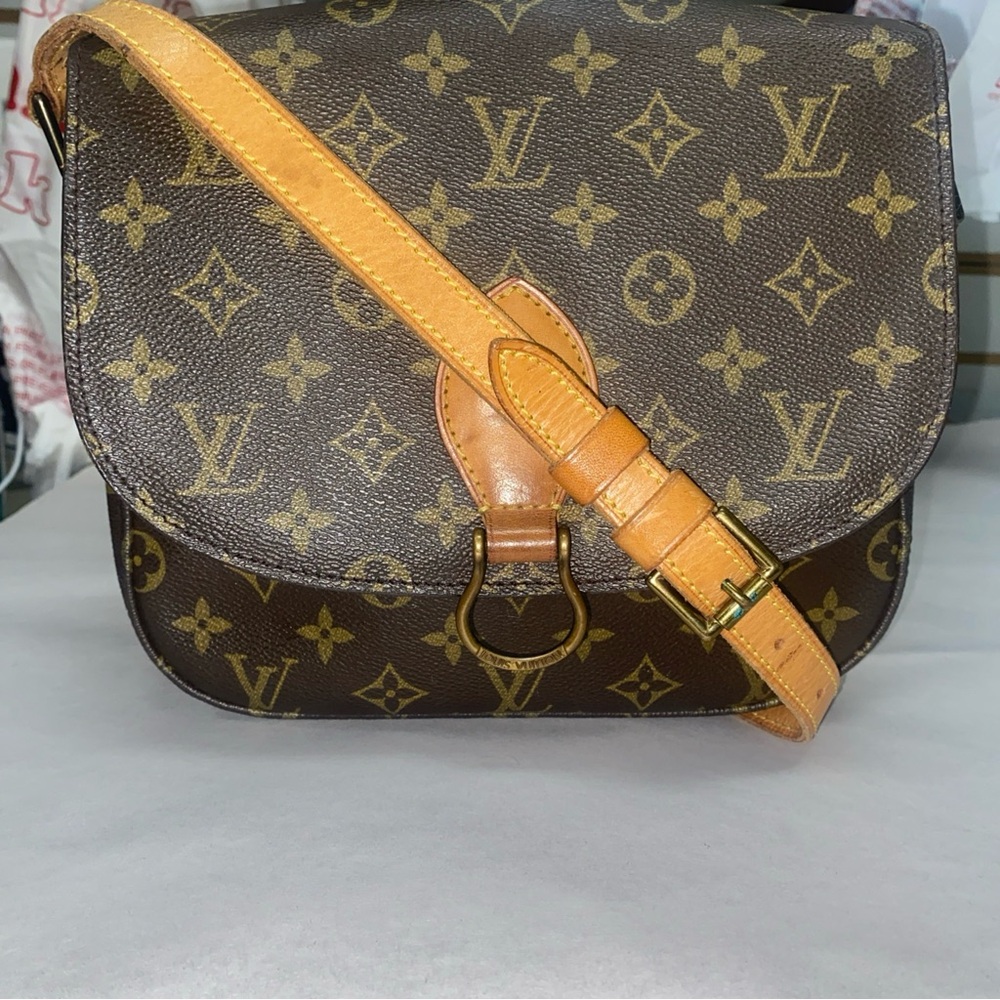 Saint Cloud Louis Vuitton Monogram Brown and Tan Crossbody Bag